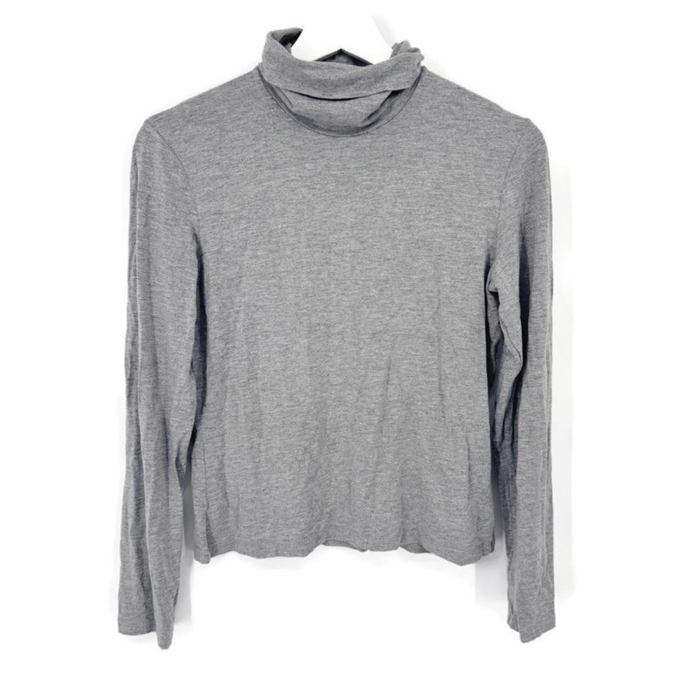 Les Copains Turtleneck Top in Gray‎ Size IT 44 US 8